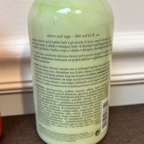 New! Set of Two Philosophy Shampoo, Shower Gel, and Bubble Bath - Picture 5 of 5
